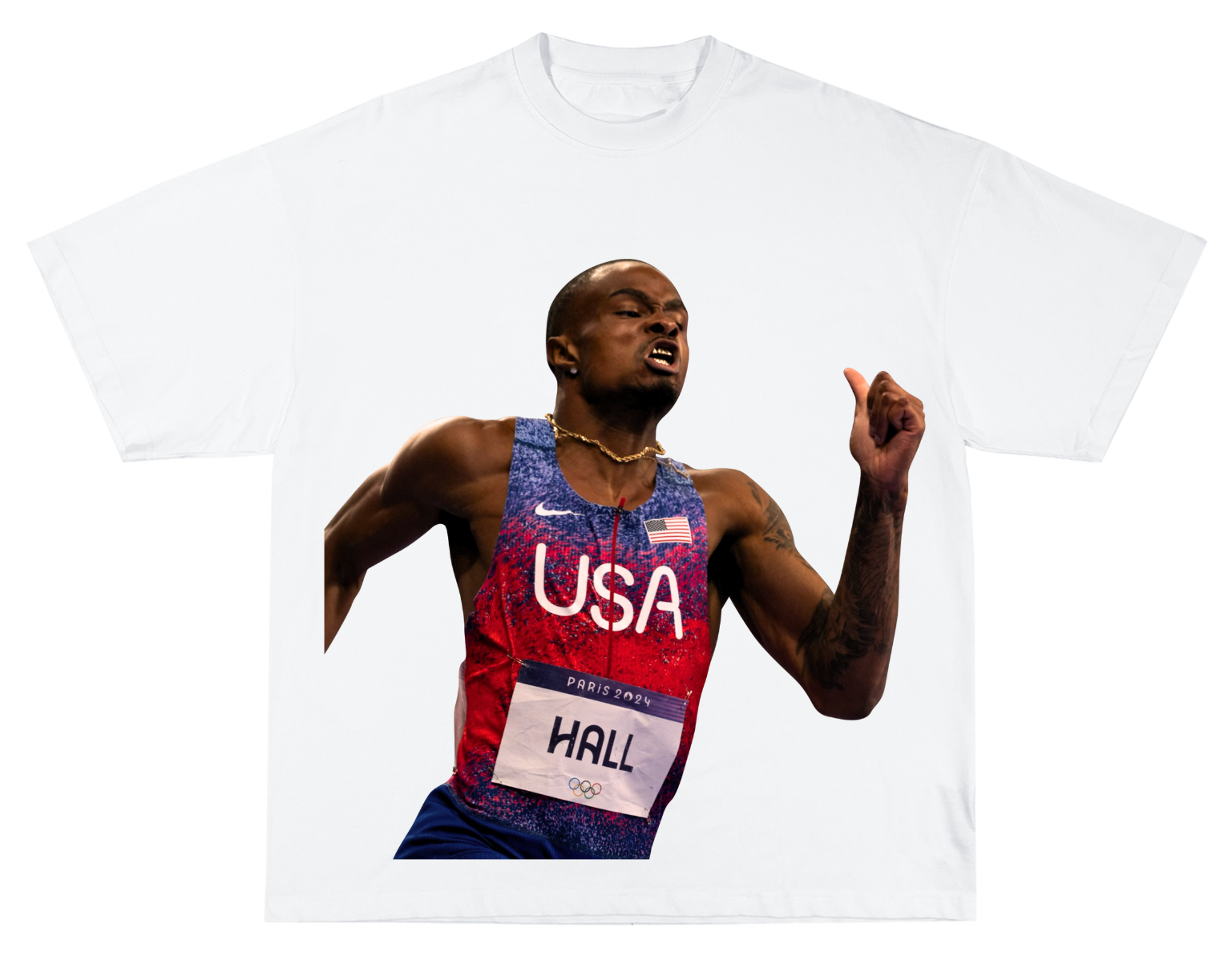 Quincy Hall Gold Medal Tee